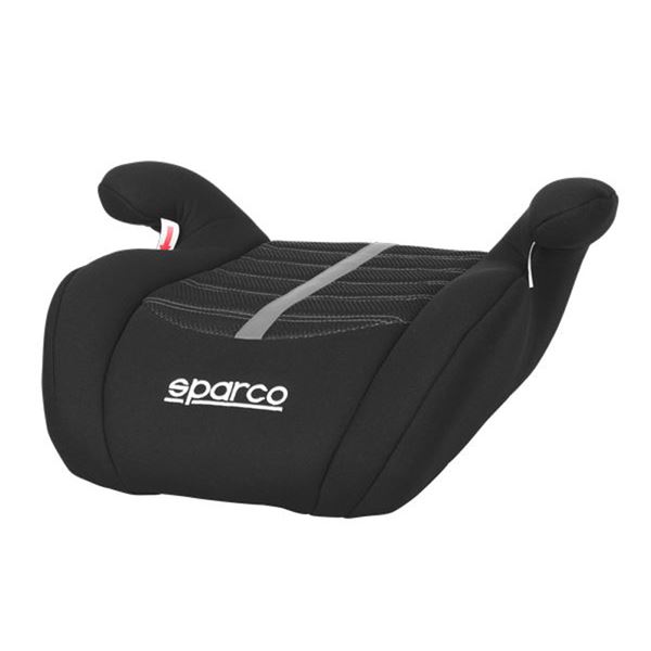 SIEGE REHAUSSEUR BAS GROUPE 3 (22-36KG) NOIR BANDE GRISE SPARCO