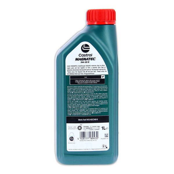 CASTROL Magnatec 5W-20 E, Huile Moteur, 1L