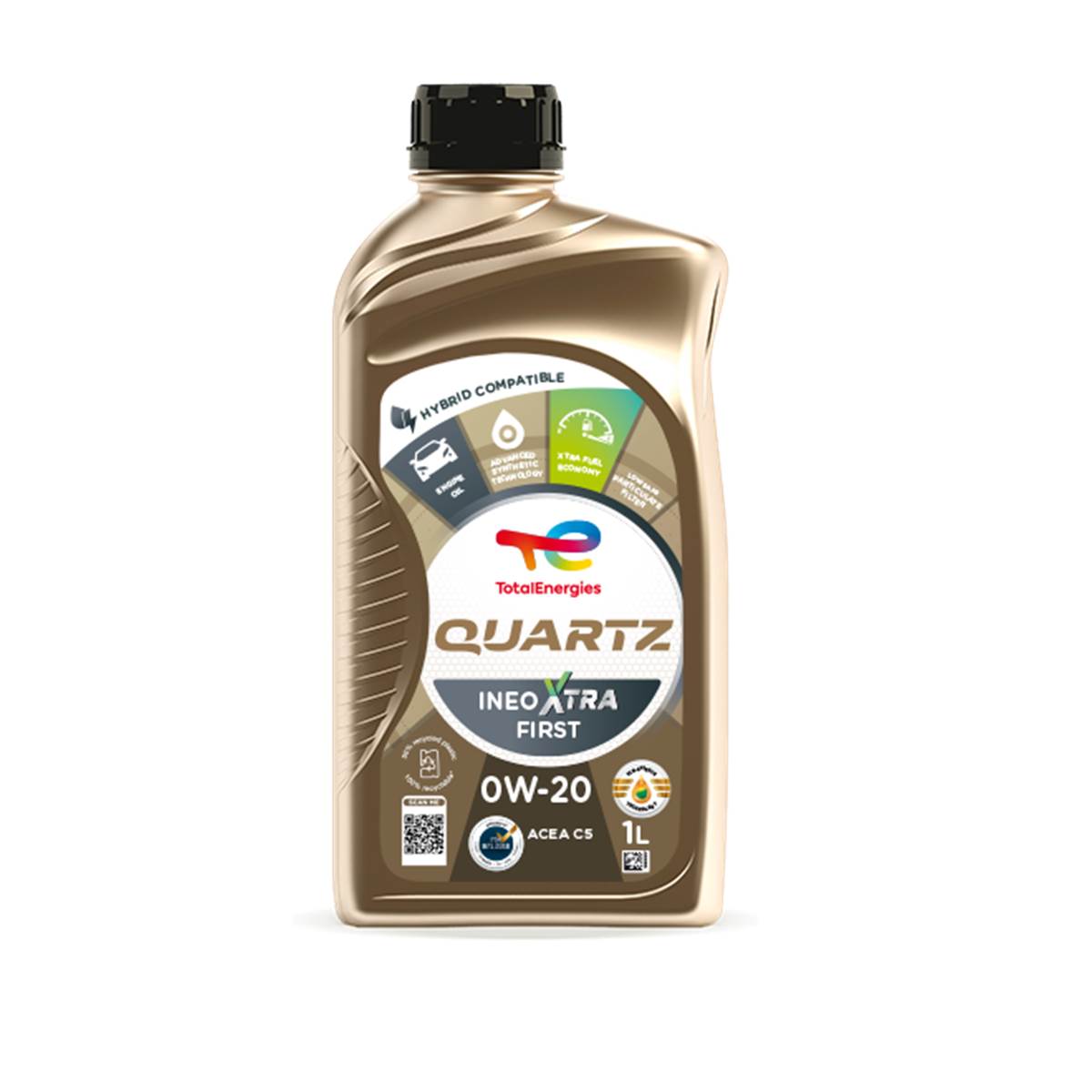 Huile Moteur Total Quartz Ineo Xtra First Essence/diesel 0w20 1l