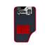 4 tapis moquette universel Rock rouge