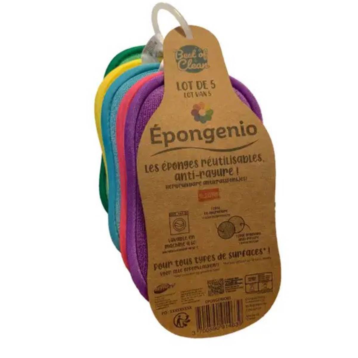 Eponges Anti-rayures Epongenio X5