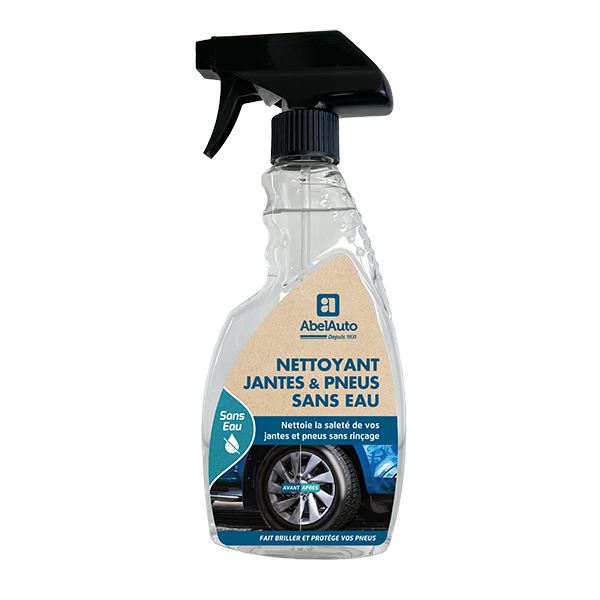 Nettoyant jantes et pneus sans eau
