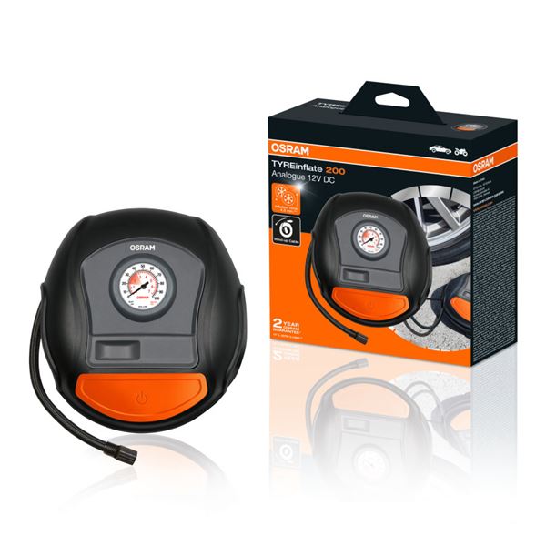 Compresseur analogique avec enrouleur 12V OSRAM