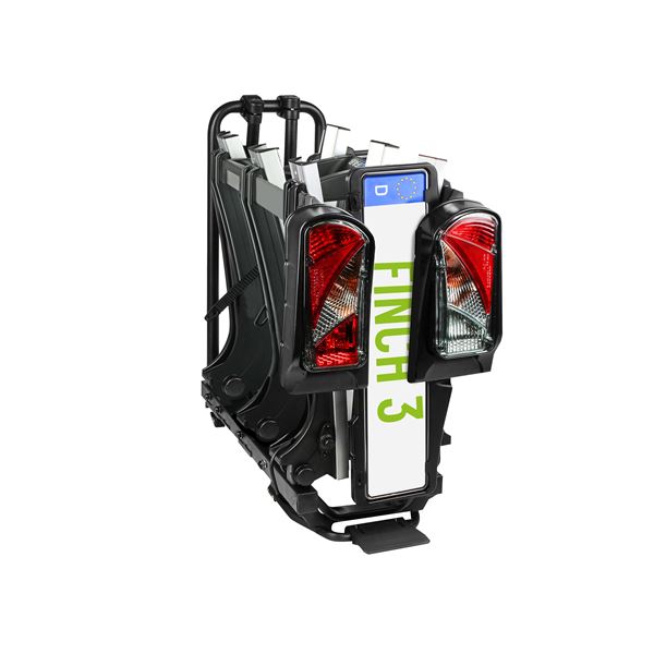 Porte-vélos attelage Eufab Finch - 3 vélos