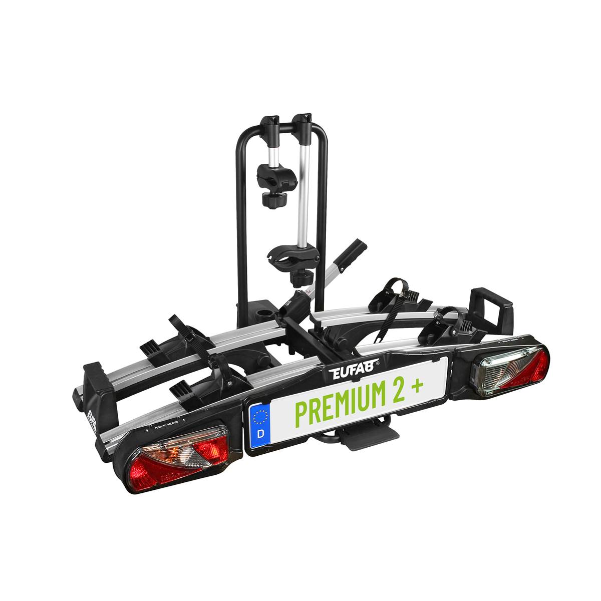 Porte-vélos Attelage Eufab Premium Plus - 2 Vélos