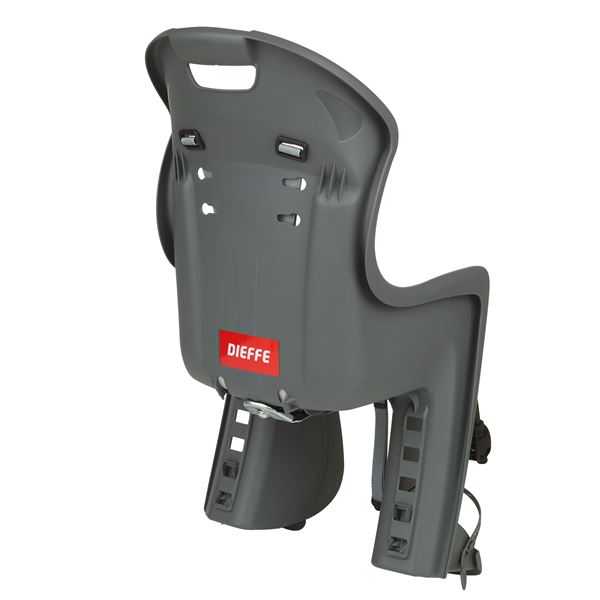 Porte-bébé fixation cadre Bikey Cool gris/marron Dieffe