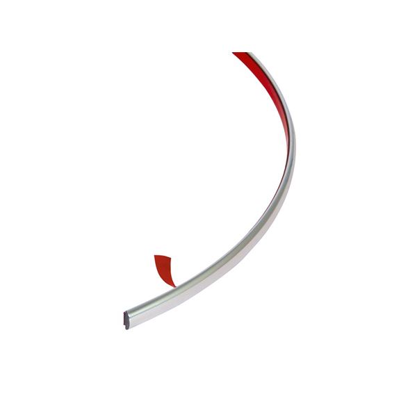 Bande chromée décoration carrosserie adhésive 9 mm x 8 m