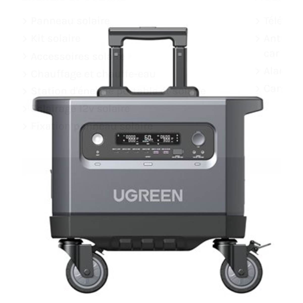 Ugreen Station Électrique 2300 W Et Son Chariot De Transport