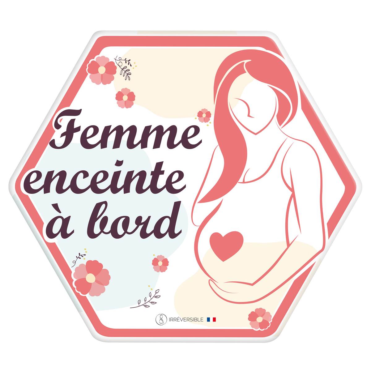 Adhésif Bébé À Bord Made In France - Femme Enceinte À Bord