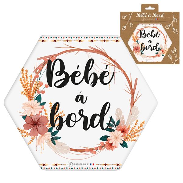 Adhésif Bébé à Bord Made in France - Bohème