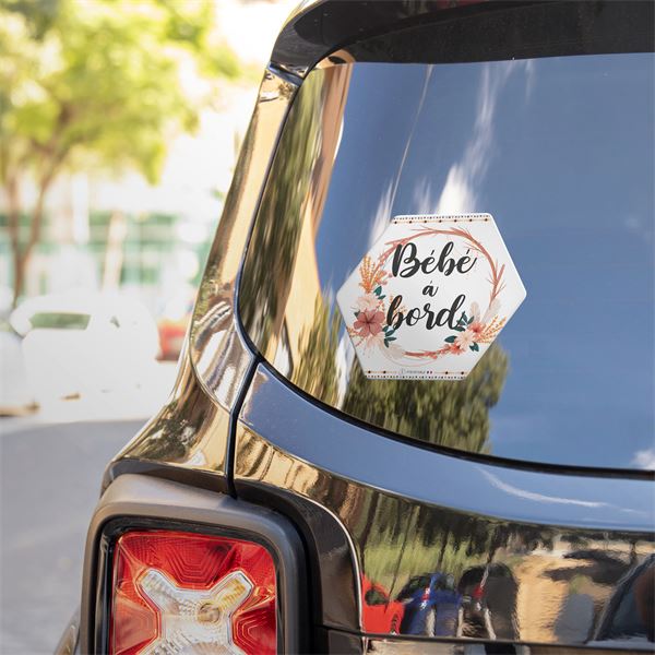 Adhésif Bébé à Bord Made in France - Bohème