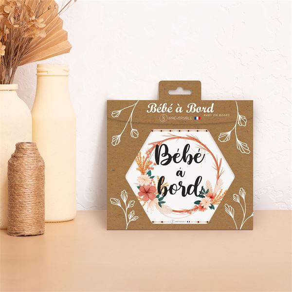 Adhésif Bébé à Bord Made in France - Bohème