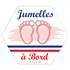 Adhésif bébé à bord Made in France - Jumelles à bord