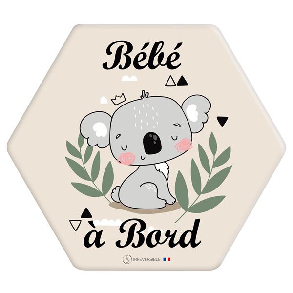 Adhésif bébé à bord Made in France - Koala