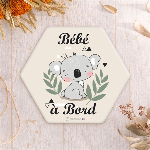 Adhésif bébé à bord Made in France - Koala
