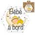Adhésif Bébé à Bord Made in France - Clair de lune