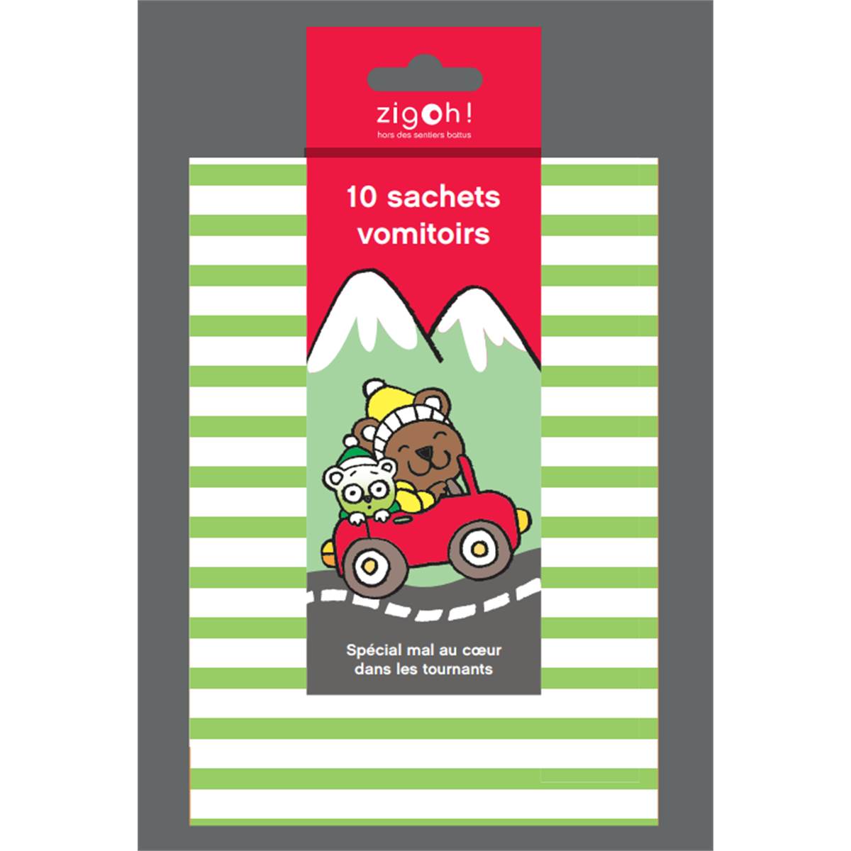 10 Sachets Vomi Mal Au Cœur Zigoh