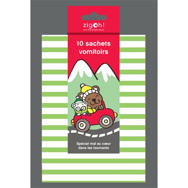 10 SACHETS VOMI MAL AU CŒUR ZIGOH