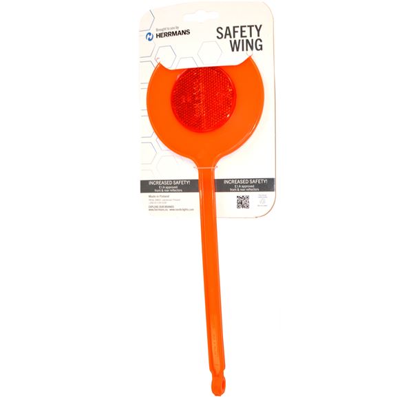 Ecarteur de danger orange pour vélo Herrmans