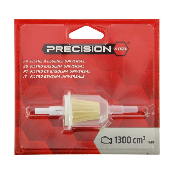 Filtre à essence pour moteur 1300cc max PRECISION STEEL