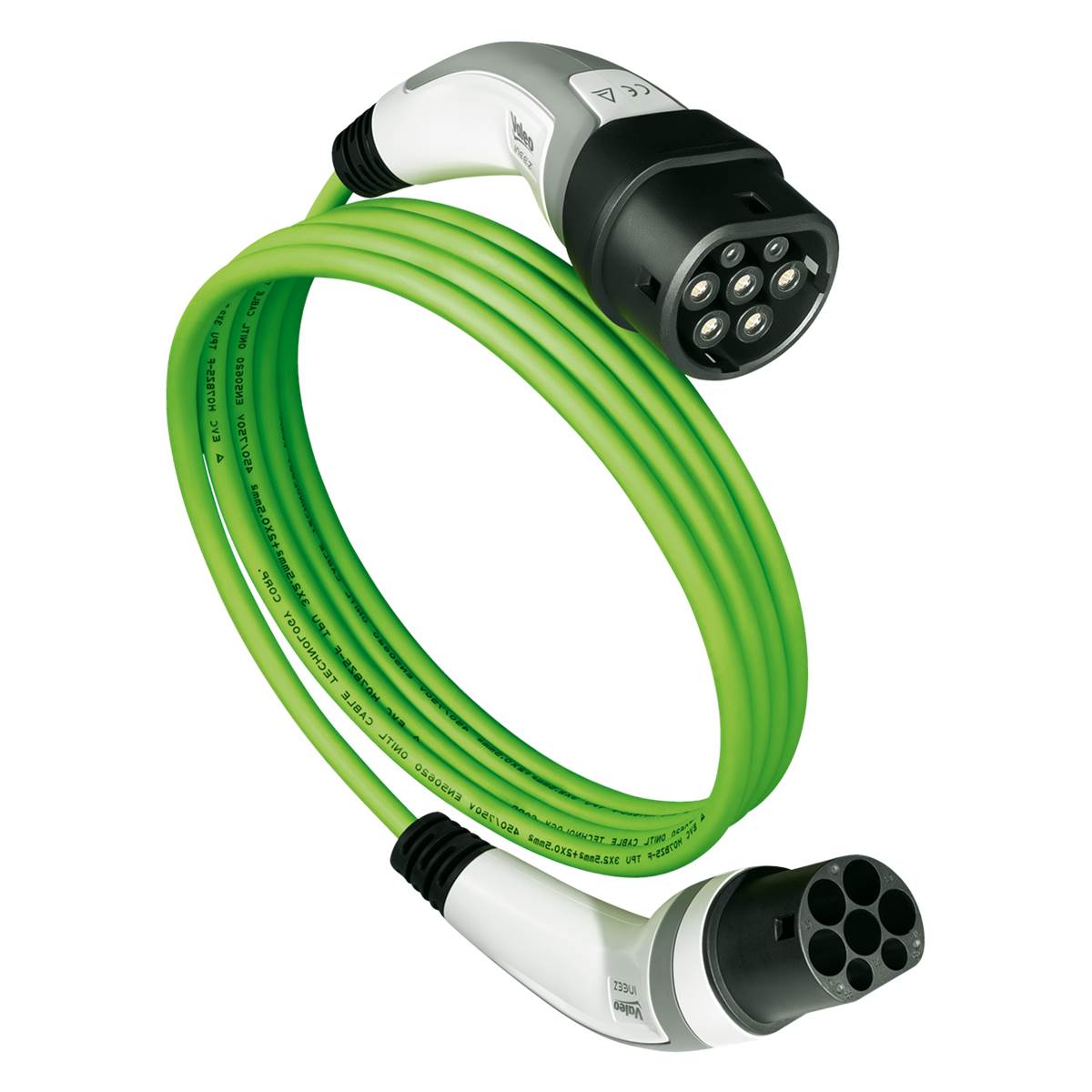 Câble De Charge Véhicule Électrique T2/t2 - 7kw - 32a - 5m Valeo Ineez