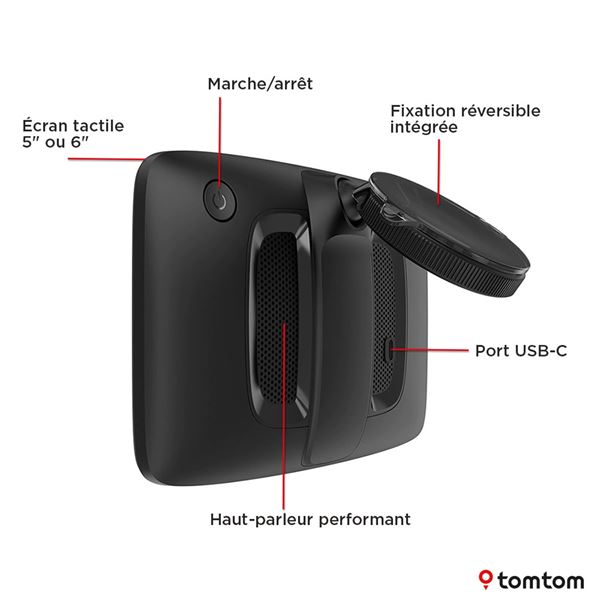 Protection écran Anti-reflet Mat Pour TomTom GO Classic 6 (2ème Génération) - 2 Films Protecteurs Anti-rayures Et Anti-traces