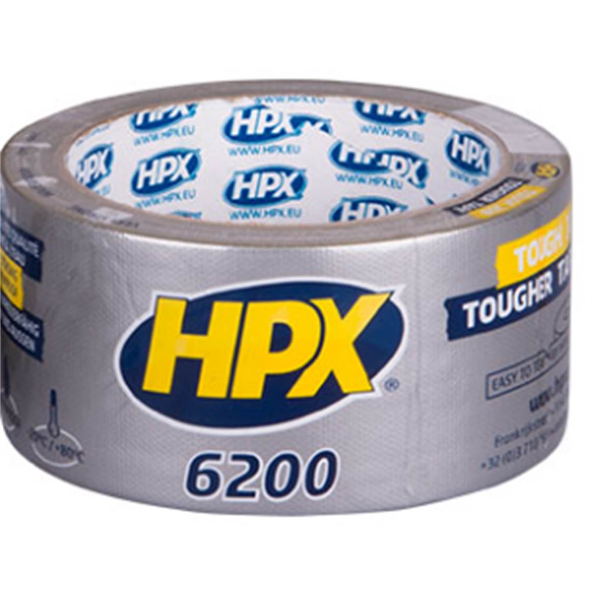 Ruban Adhésif Américain Gris Argent 50 Mm X 25 M Hpx