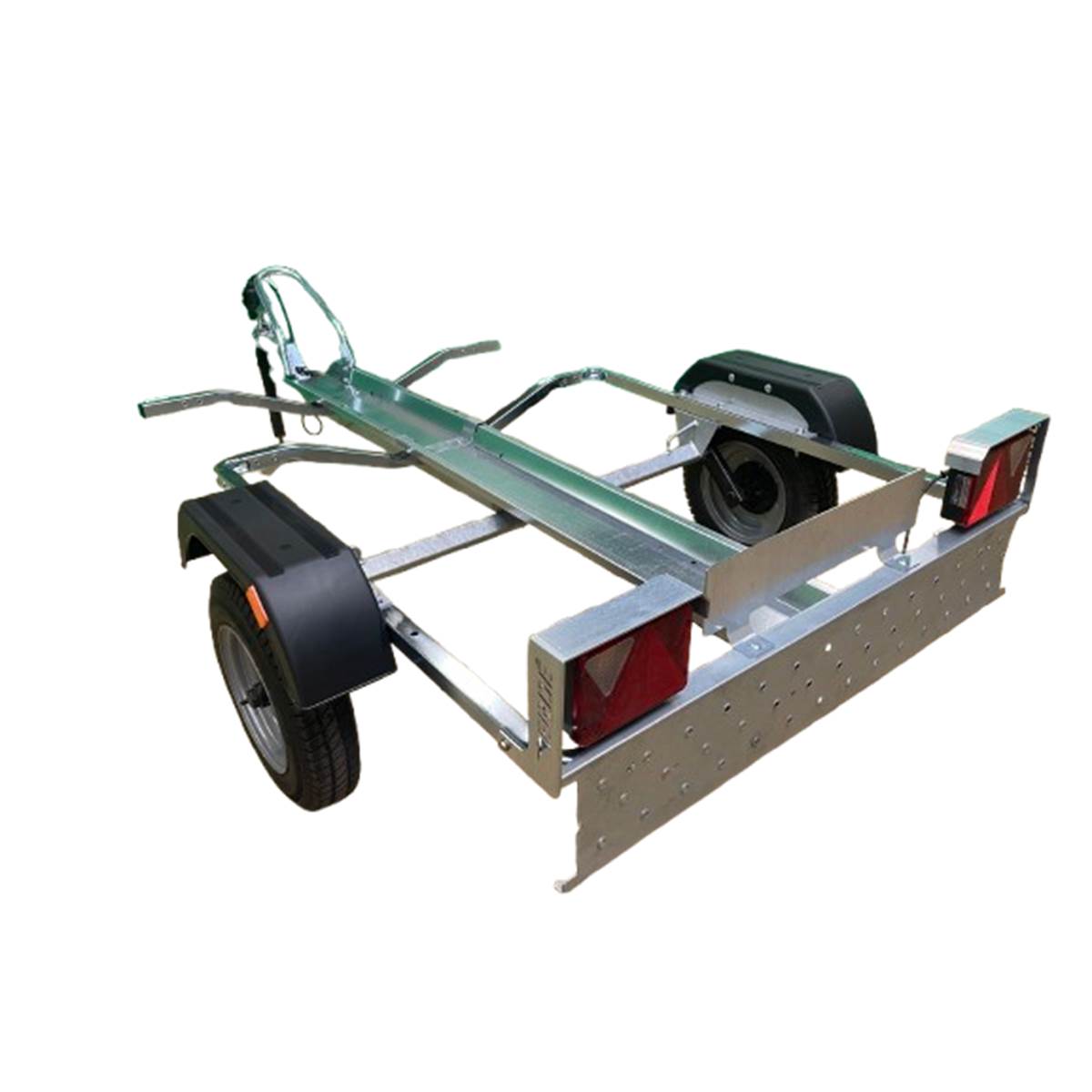 Remorque Porte-moto Erde Pm320 Avec Rampe Intégrée - 1 Véhicule