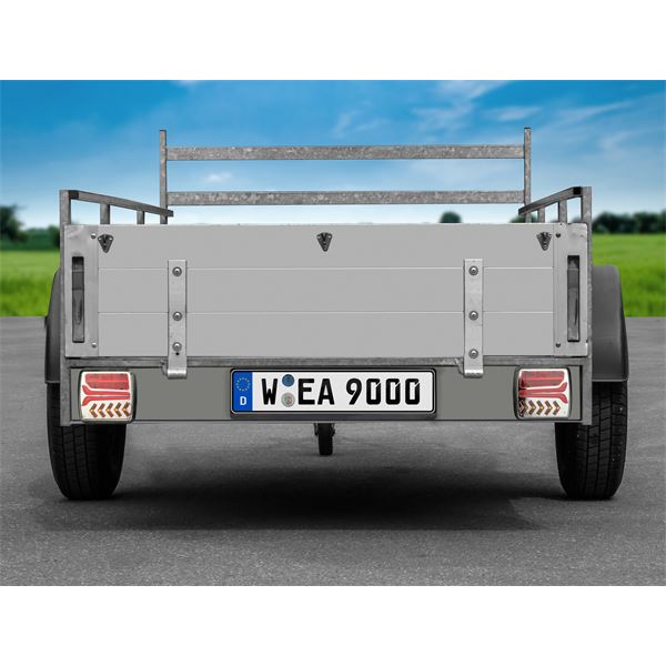 Rampe éclairage sans fil remorque