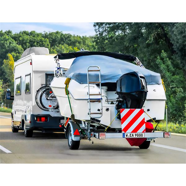 Rampe éclairage sans fil remorque