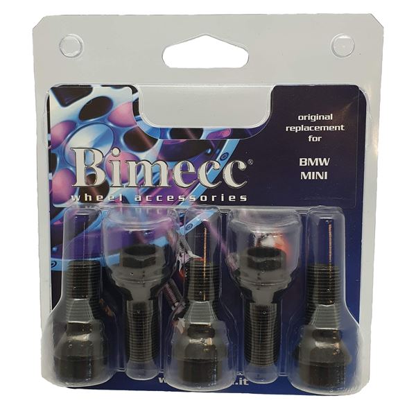 5 VIS TYPE ORIGINE SOUS BLISTER POUR BMW MINI 14X1.25X27