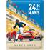 Enseigne en métal 30x40 cm 24h Le Mans - Racing poster blue