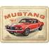 Enseigne 15 x 20 cm Ford Mustang - GT 1967 Red