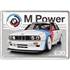 Carte postale métal BMW Motorsport - M Power E30