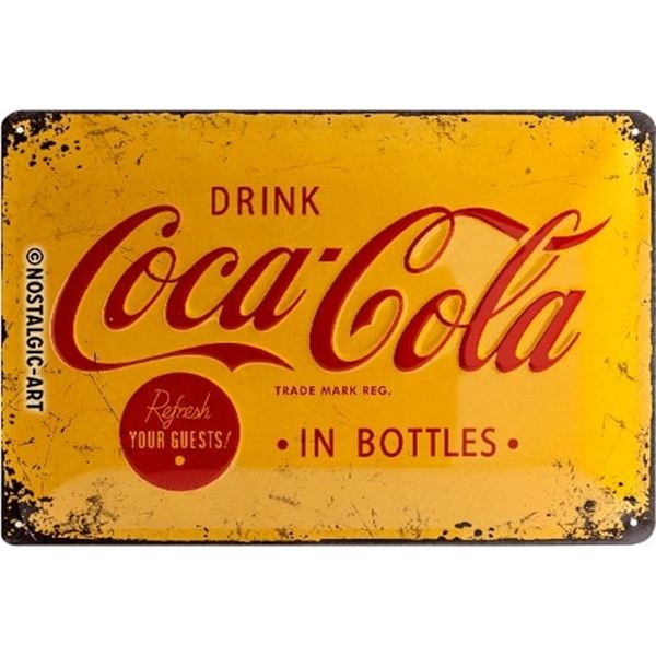 Plaque métal 20x30 cm Coca Cola