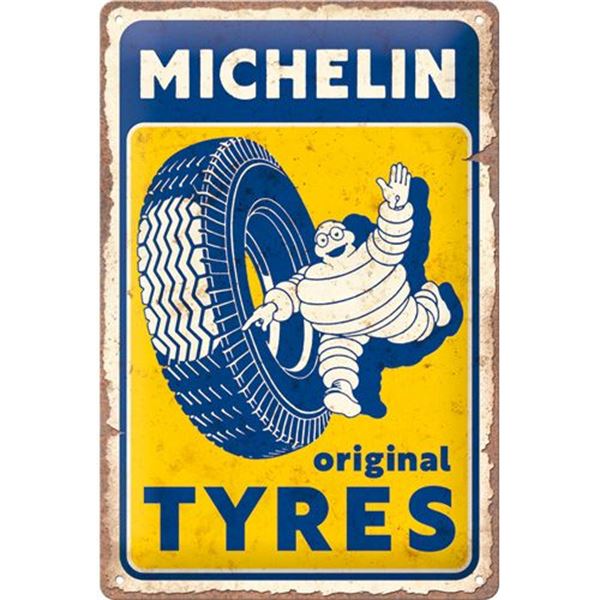 Plaque métal 20x30 cm Michelin Original Tyres