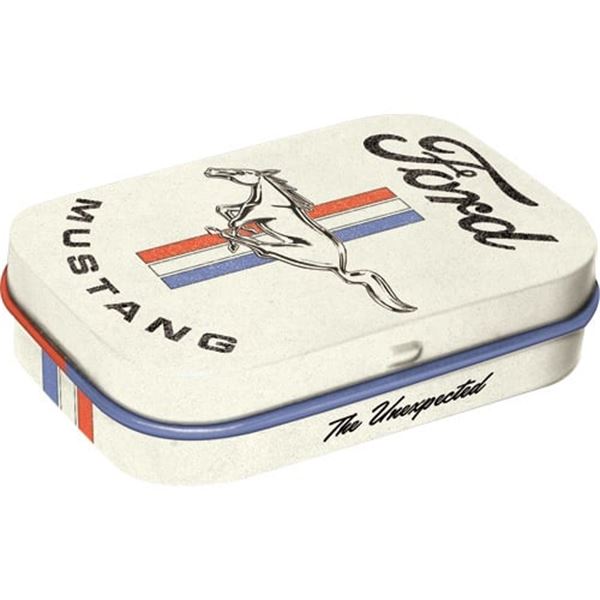 Boîte à pastilles Ford Mustang Horse & Stripes Logo