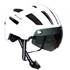 Casque vélo urbain avec visière Blanc Taille M EXS