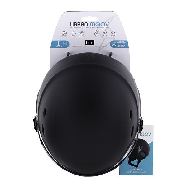 Casque vélo, trottinette avec visière Taille L Urban Moov