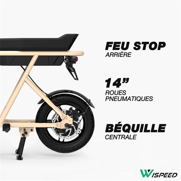 Cyclomobile homologué WIMOB SCOOT Sable