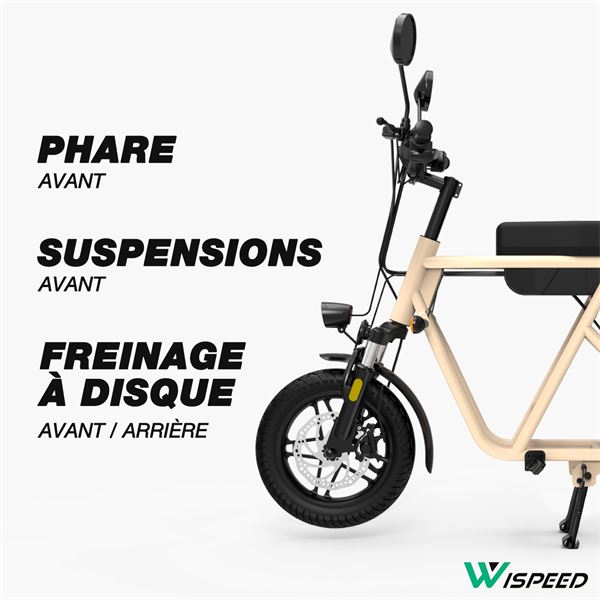 Cyclomobile homologué WIMOB SCOOT Sable