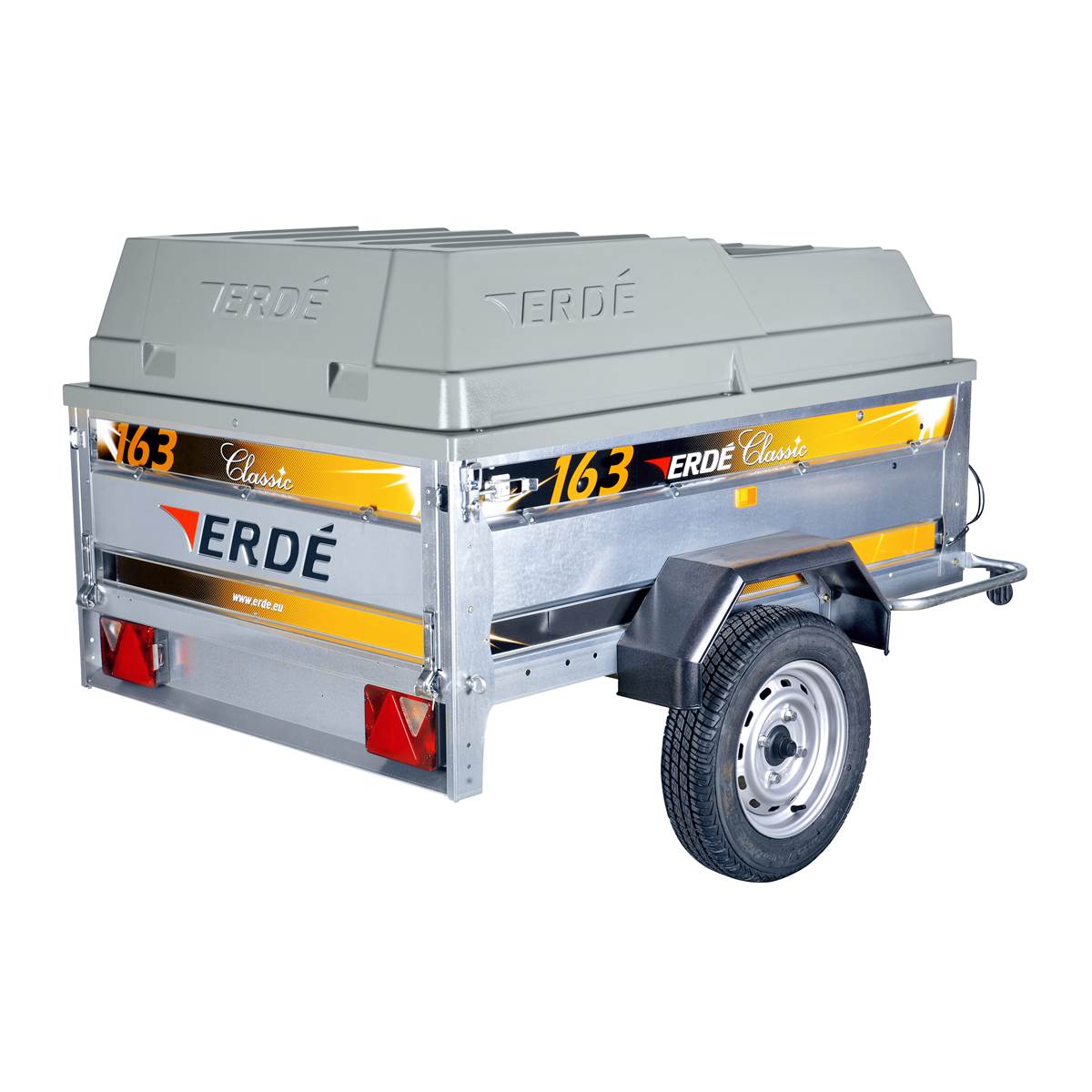 Pack Remorque Erde 163 + Capot Abs + Roue Jockey