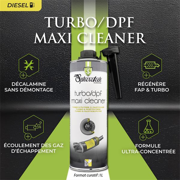 Nettoyant FAP Spheretech Turbo/DPF Maxi Cleaner 1L