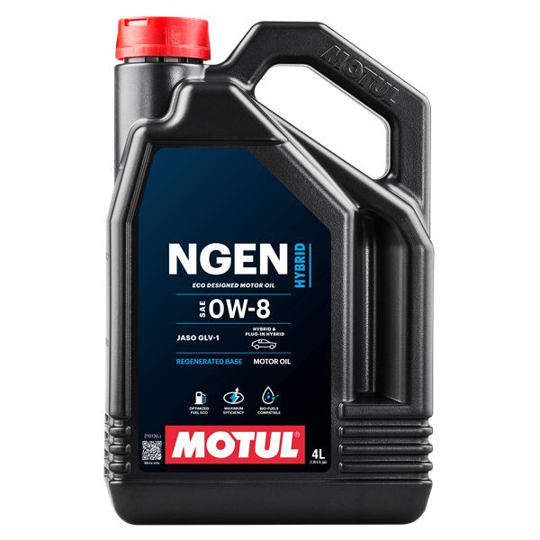 Huile moteur MOTUL NGEN Hybrid 0W8 4L