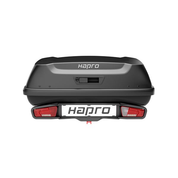 Coffre d'attelage Boxer 340L noir HAPRO