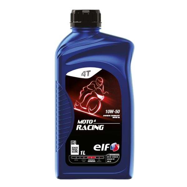Huile moto 4T Racing 10W50 ELF 1L