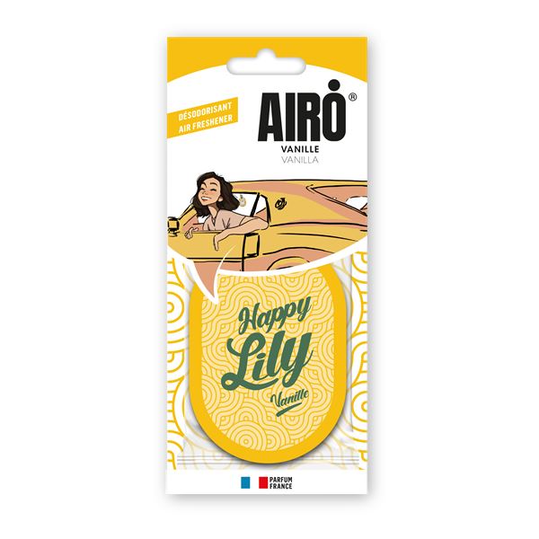 Désodorisant plaquette "HAPPY LILY" AIRO