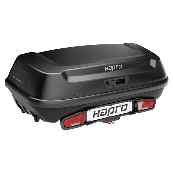 Coffre d'attelage Boxer 420L noir HAPRO