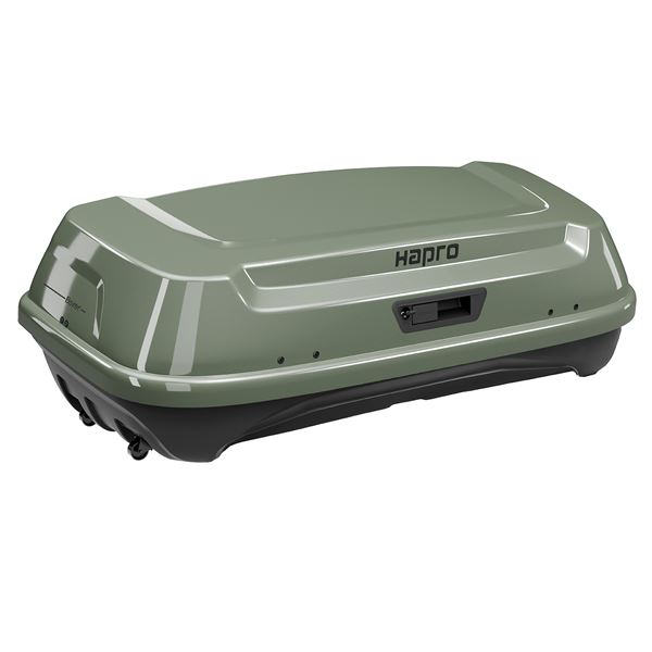 Coffre d'attelage Boxer 420L vert HAPRO