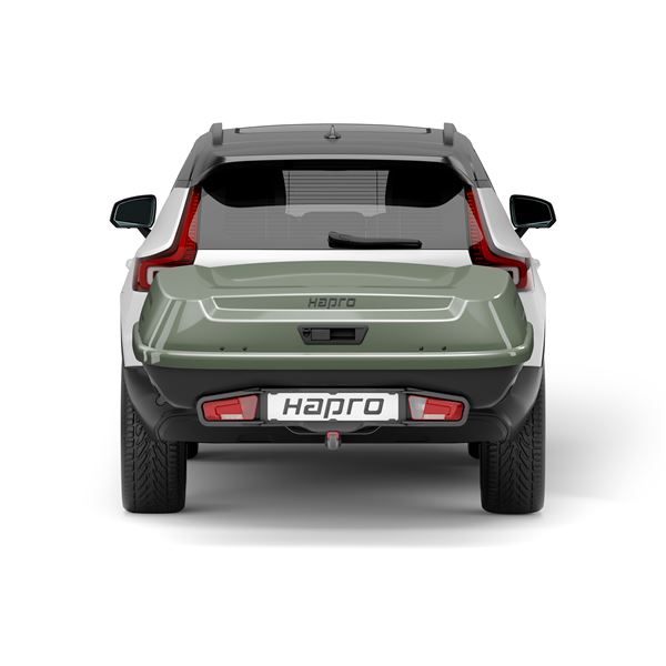 Coffre d'attelage Boxer 420L vert HAPRO